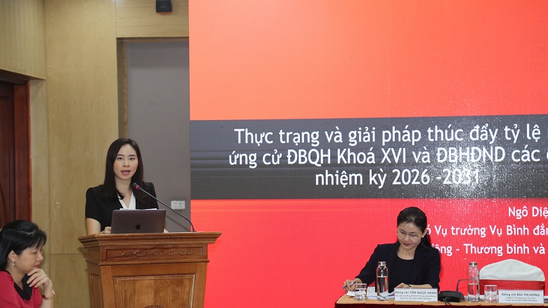 Tăng tỷ lệ nữ ứng cử viên đại biểu Quốc hội và đại biểu HĐND các cấp nhiệm kỳ 2026 - 2031 - ảnh 5