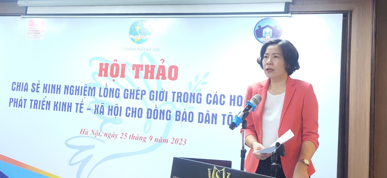 Lồng ghép giới trong các hoạt động phát triển kinh tế-xã hội cho đồng bào dân tộc thiểu số - ảnh 2