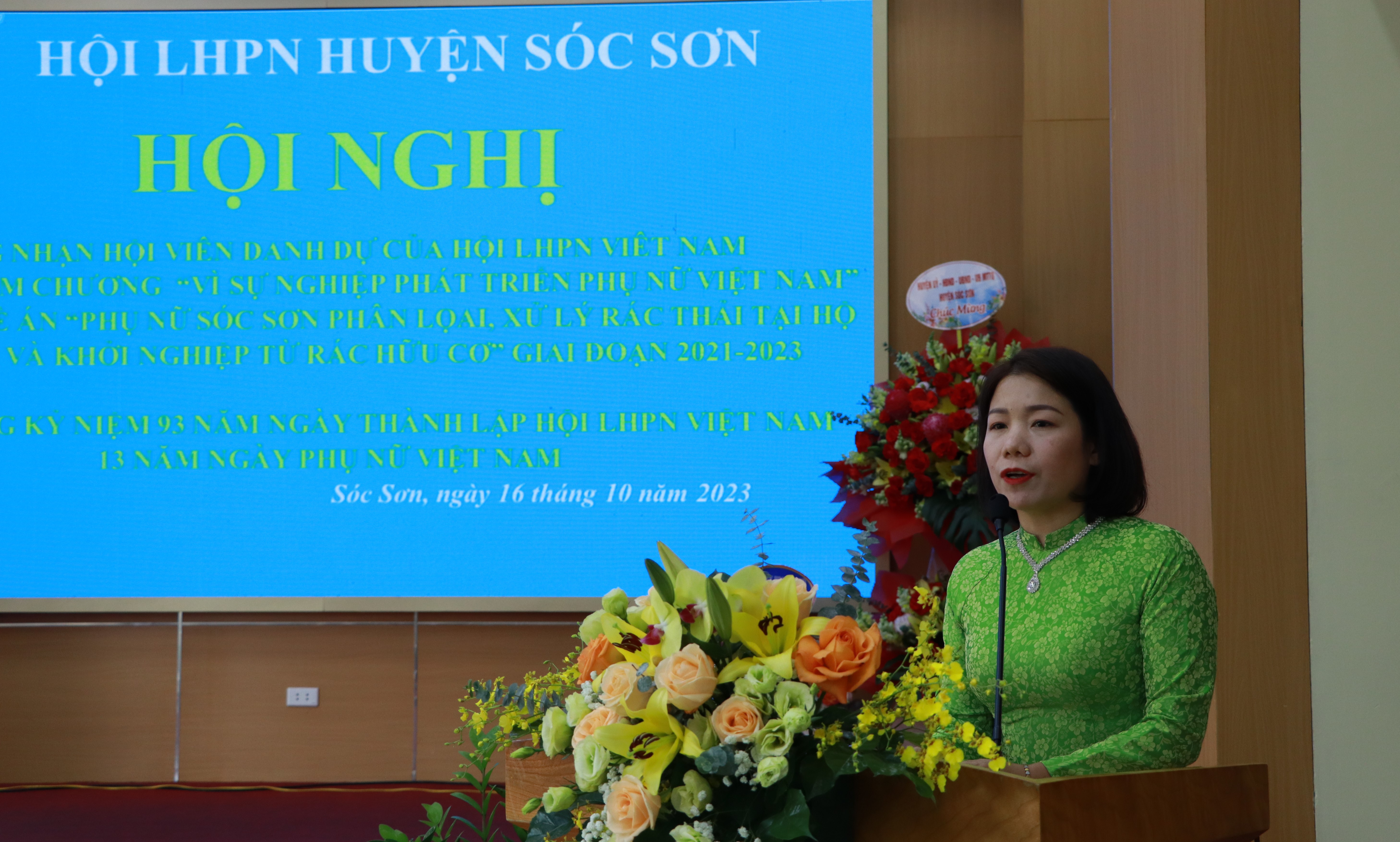Hội LHPN huyện Sóc Sơn: Kết nạp 9 hội viên danh dự là nam giới - ảnh 2