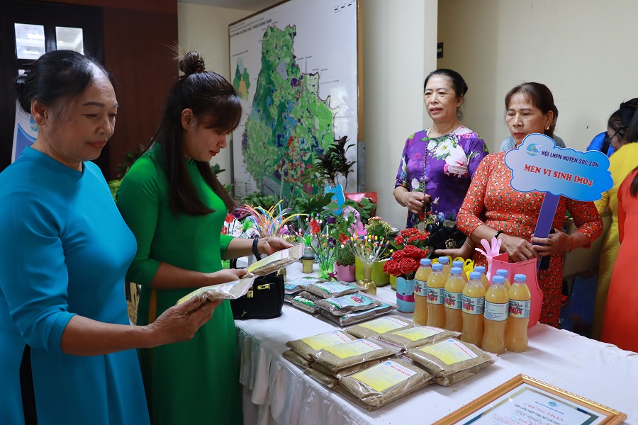 Hội LHPN huyện Sóc Sơn: Kết nạp 9 hội viên danh dự là nam giới - ảnh 10