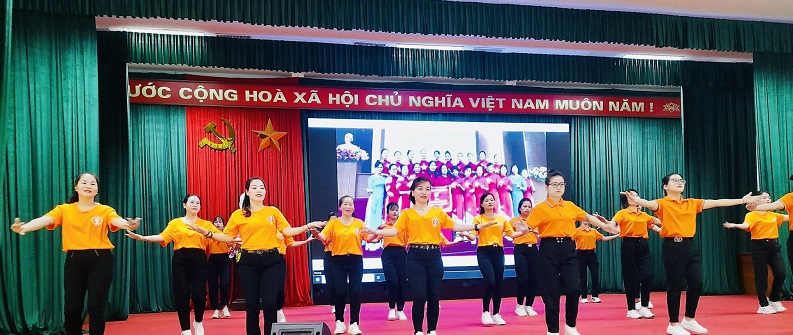 Phụ nữ Gia Lâm cùng hòa sắc cam vì bình đẳng giới - ảnh 2