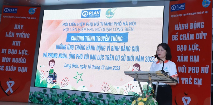 Hội LHPN quận Long Biên: Chung tay hành động phòng chống bạo lực, xâm hại phụ nữ, trẻ em - ảnh 2