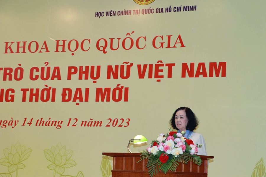 Xây dựng người phụ nữ Việt Nam thời đại mới đáp ứng yêu cầu phát triển bền vững và hội nhập quốc tế - ảnh 1