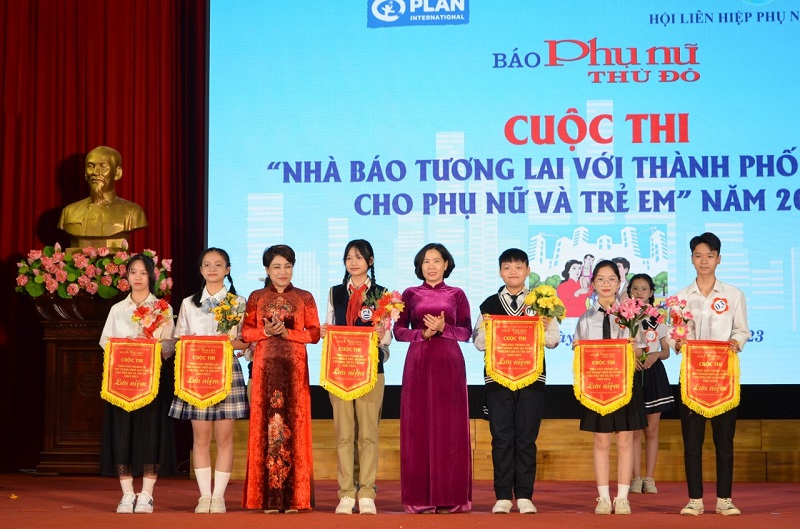 Sôi nổi hội thi Nhà báo tương lai với Thành phố an toàn cho phụ nữ và trẻ em năm 2023 - ảnh 3