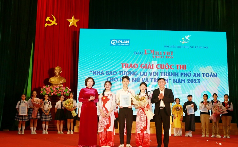 Sôi nổi hội thi Nhà báo tương lai với Thành phố an toàn cho phụ nữ và trẻ em năm 2023 - ảnh 10