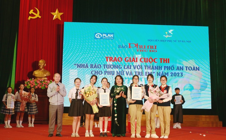 Sôi nổi hội thi Nhà báo tương lai với Thành phố an toàn cho phụ nữ và trẻ em năm 2023 - ảnh 11
