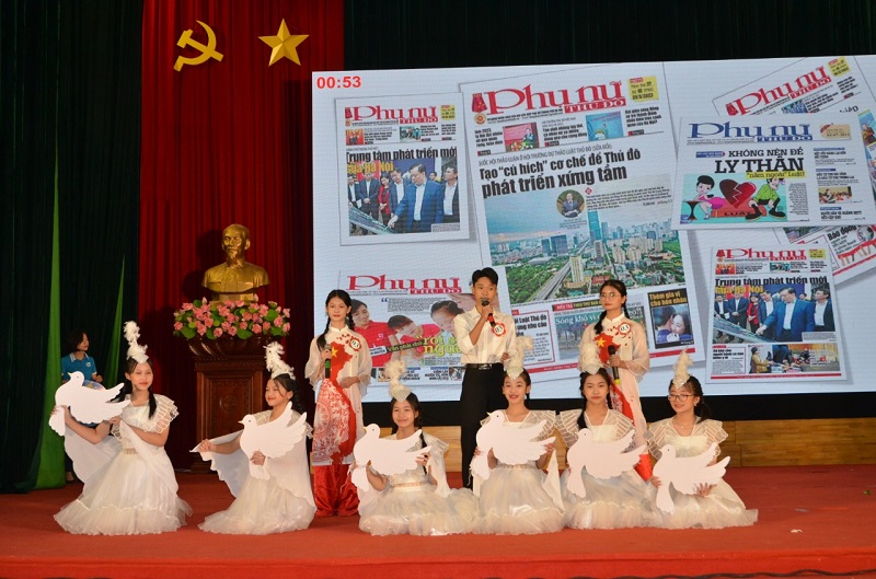Sôi nổi hội thi Nhà báo tương lai với Thành phố an toàn cho phụ nữ và trẻ em năm 2023 - ảnh 5