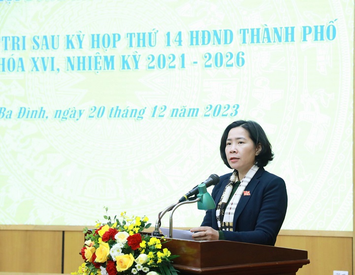 Tiếp xúc với cử tri quận Ba Đình sau kỳ họp thứ 14, khóa XVI - ảnh 3