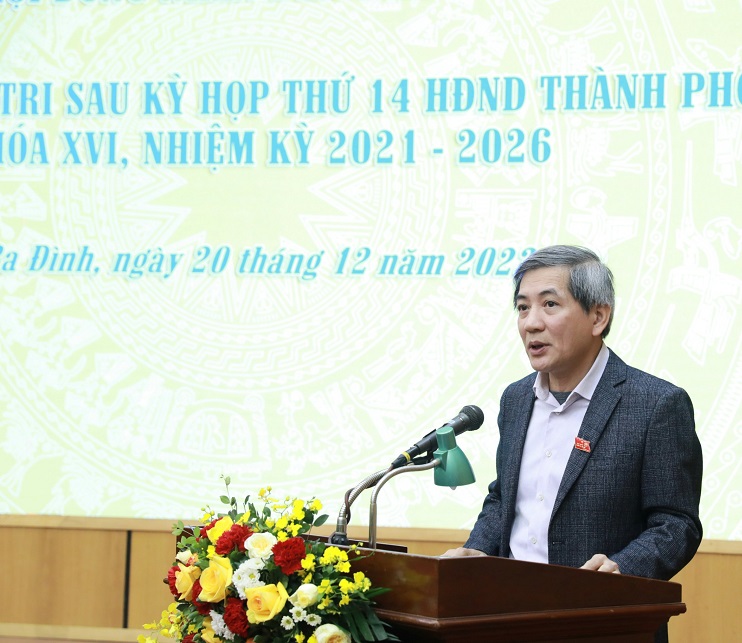 Tiếp xúc với cử tri quận Ba Đình sau kỳ họp thứ 14, khóa XVI - ảnh 5