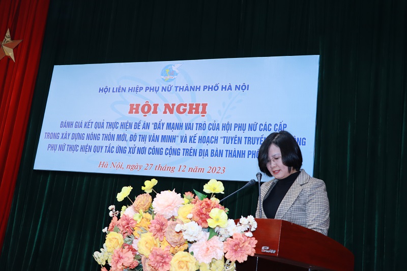 Phát huy vai trò của phụ nữ xây dựng nông thôn mới, đô thị văn minh - ảnh 2