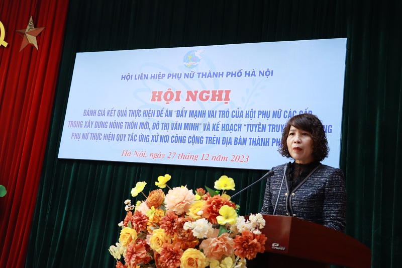 Phát huy vai trò của phụ nữ xây dựng nông thôn mới, đô thị văn minh - ảnh 3