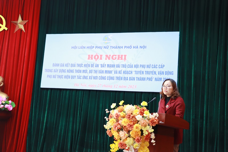 Phát huy vai trò của phụ nữ xây dựng nông thôn mới, đô thị văn minh - ảnh 4