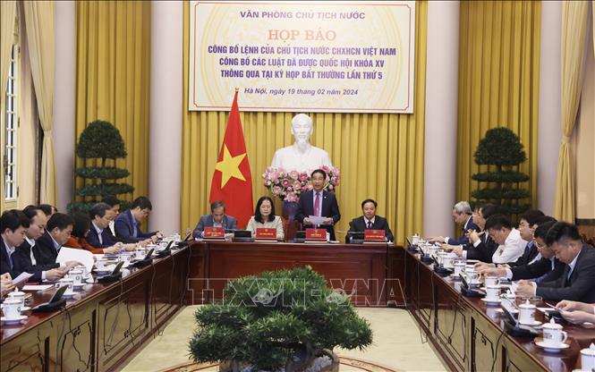 Công bố Lệnh của Chủ tịch nước về hai luật vừa được Quốc hội thông qua - ảnh 1