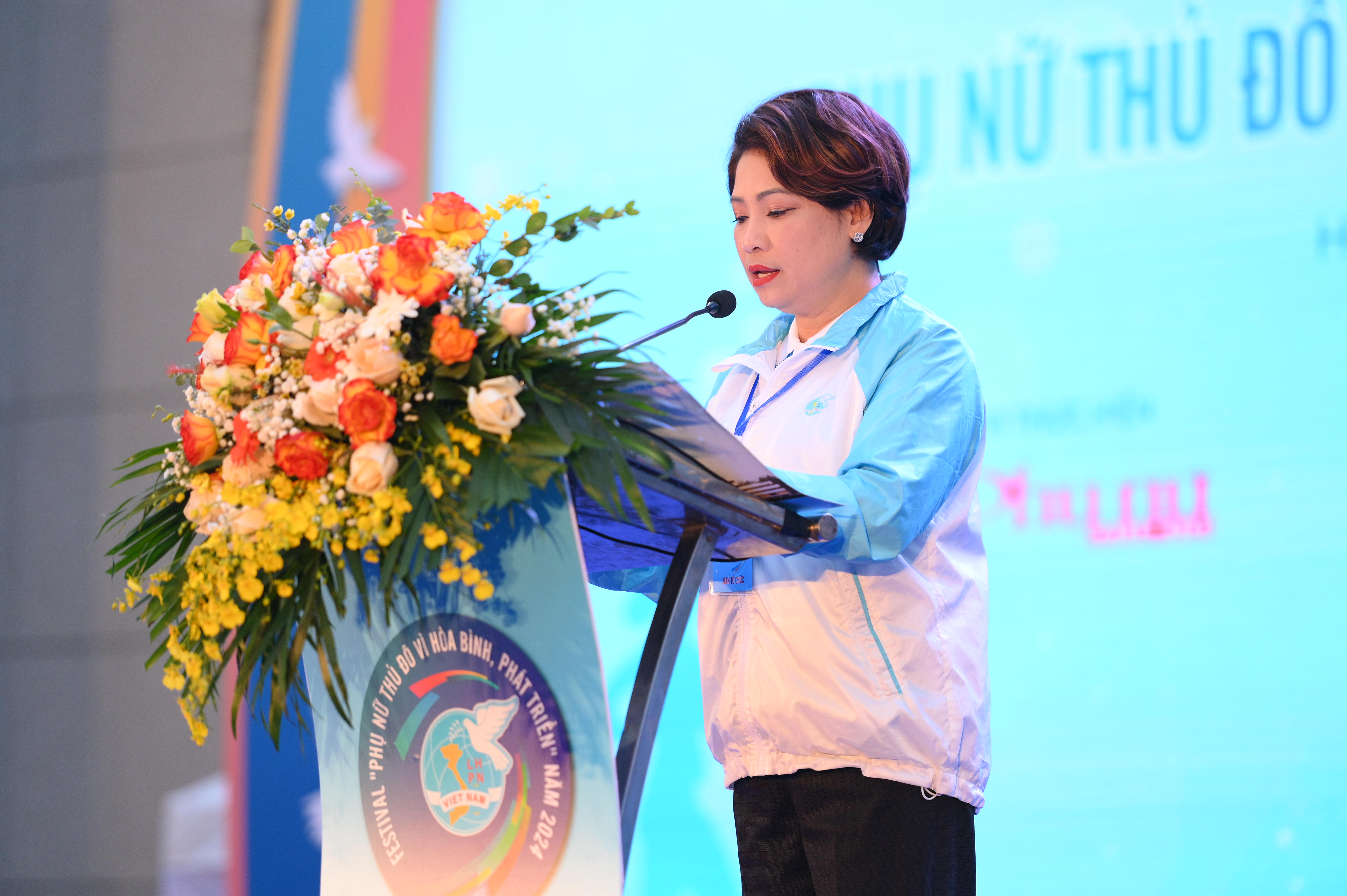 Trao Giải đi bộ “Phụ nữ Thủ đô khoẻ - đẹp” lần thứ I năm 2024 - ảnh 1