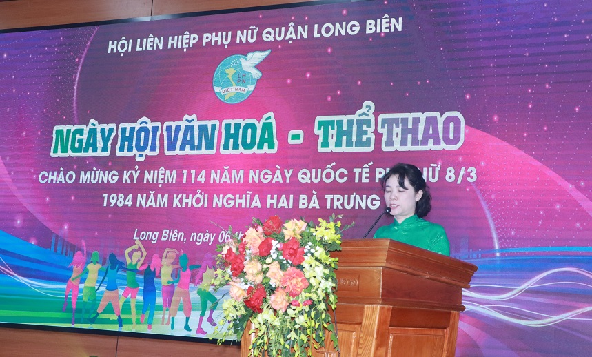 Quận Long Biên: “Cán bộ, hội viên phụ nữ chúng tôi rất vui, phấn khởi đến với ngày hội!“ - ảnh 1