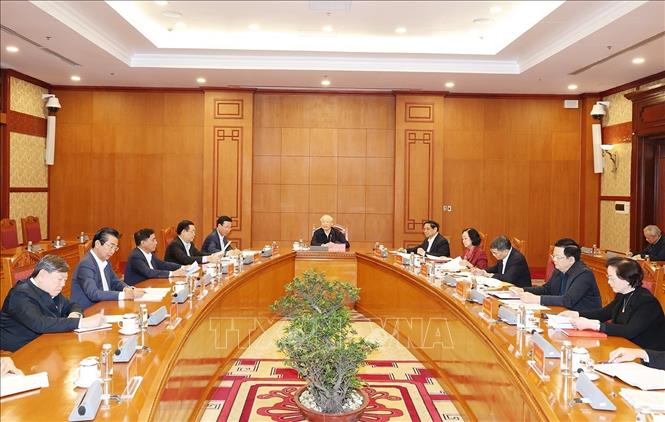 Cán bộ, đảng viên tâm đắc với các quan điểm của Tổng Bí thư về công tác nhân sự - ảnh 1