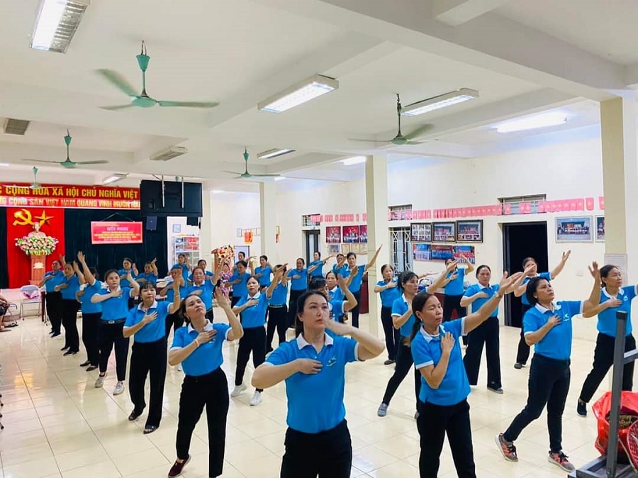 Lần đầu tiên, lập kỷ lục hơn 30.000 phụ nữ Thủ đô đồng loạt đồng diễn dân vũ - ảnh 5