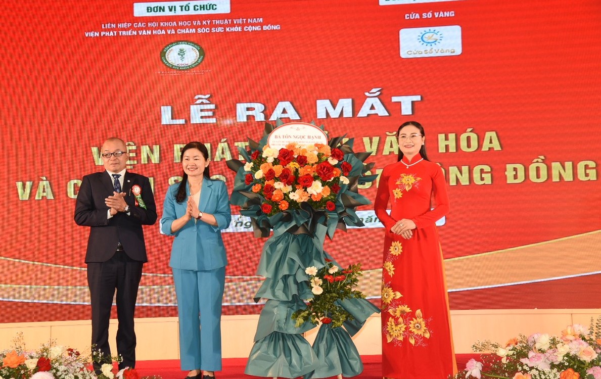 Lễ ra mắt Viện Phát triển Văn hóa và Chăm sóc sức khỏe cộng đồng - ảnh 2