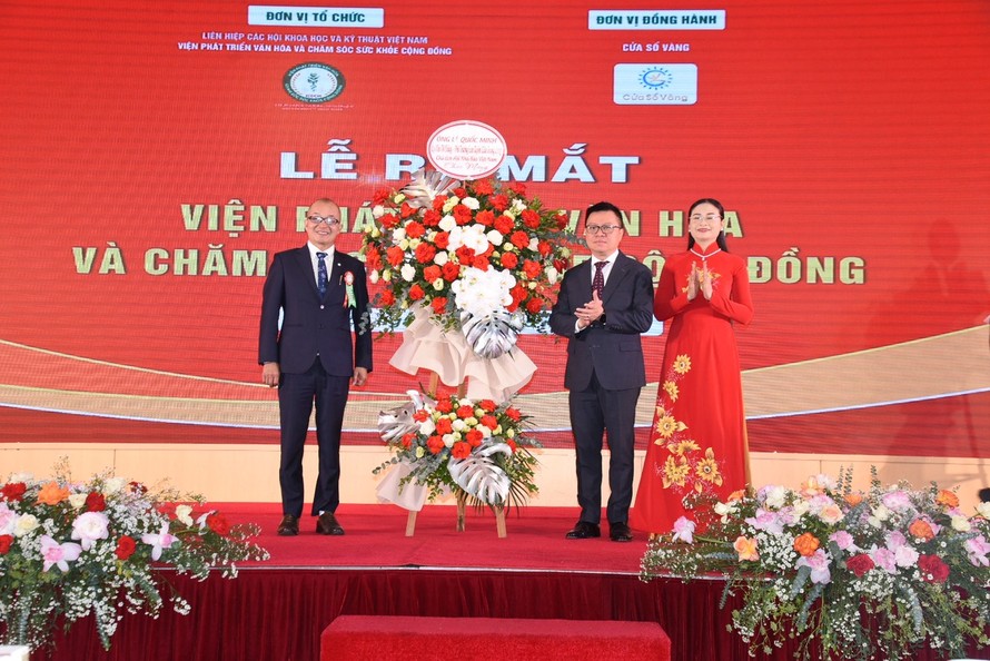 Lễ ra mắt Viện Phát triển Văn hóa và Chăm sóc sức khỏe cộng đồng - ảnh 1