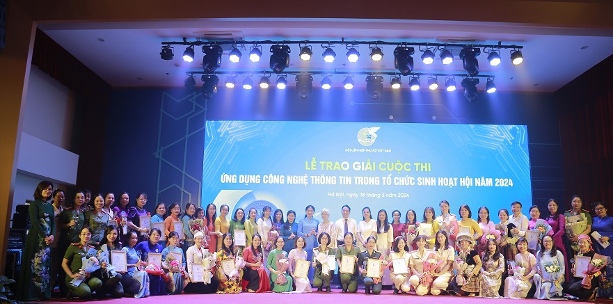 Trao giải cuộc thi Ứng dụng công nghệ thông tin trong tổ chức sinh hoạt Hội năm 2024 - ảnh 1