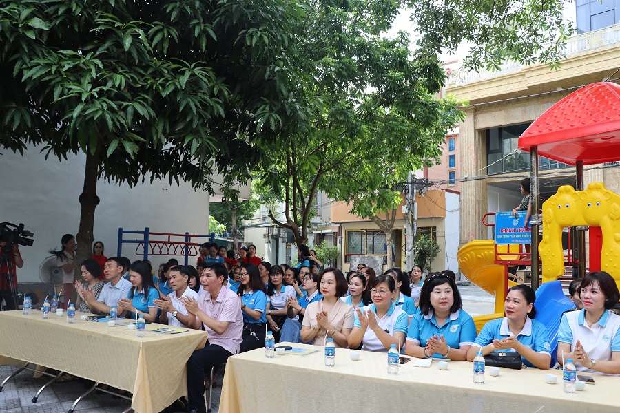 Cụm thi đua số 2: Khánh thành và bàn giao sân chơi cộng đồng tại quận Hà Đông - ảnh 1