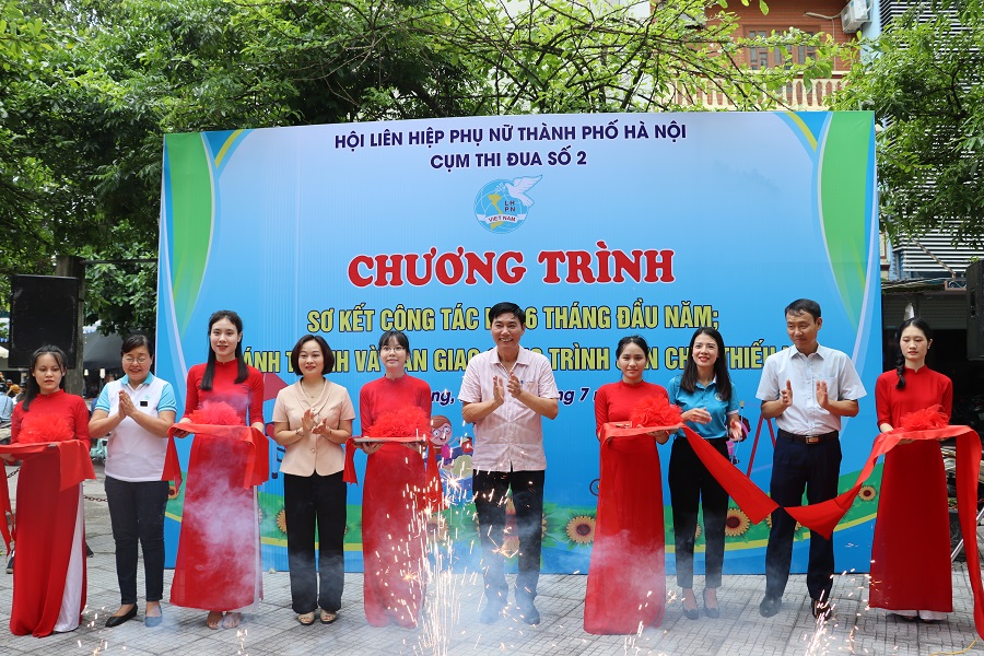 Cụm thi đua số 2: Khánh thành và bàn giao sân chơi cộng đồng tại quận Hà Đông - ảnh 5