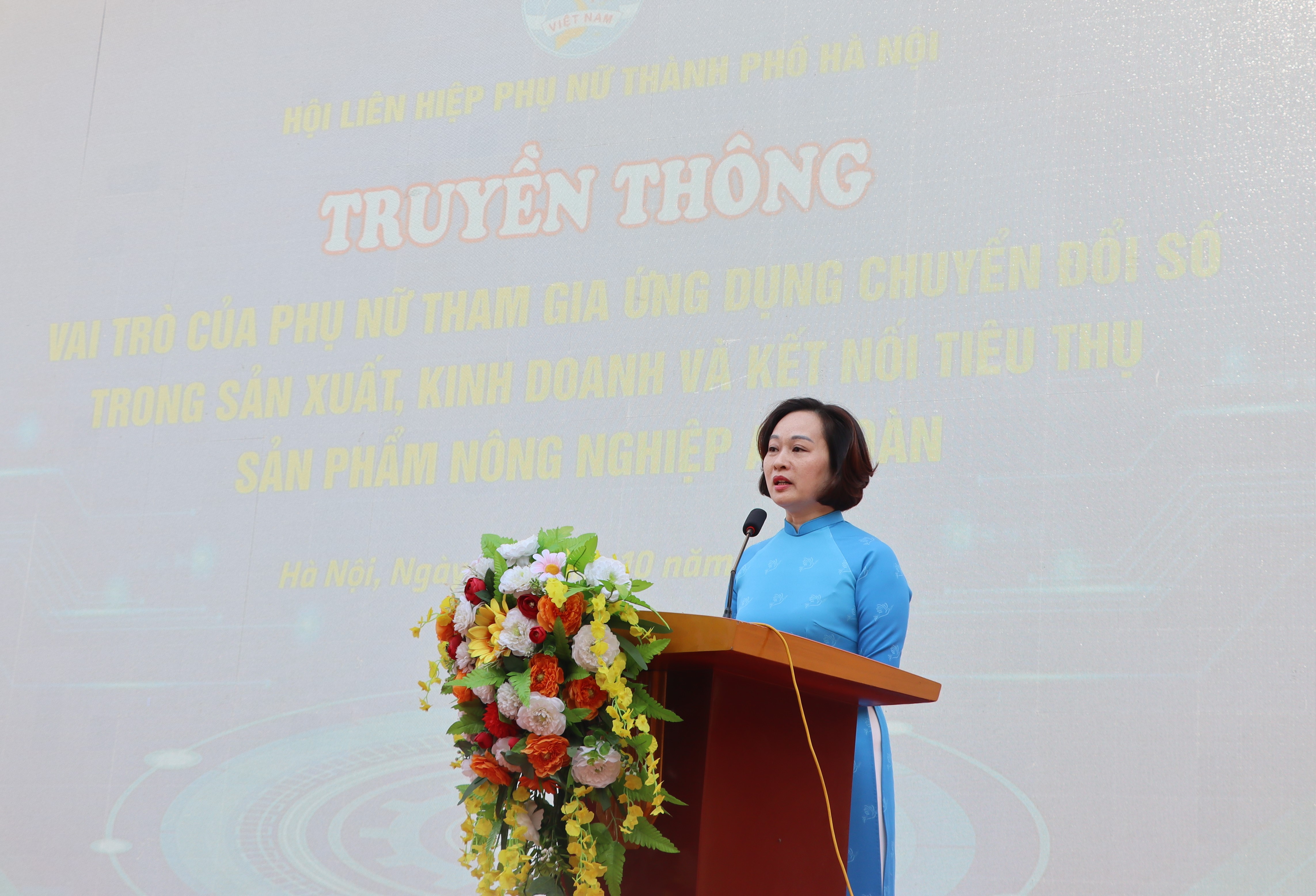 Phụ nữ Thủ đô tích cực ứng dụng chuyển đổi số trong sản xuất, kinh doanh và kết nối tiêu thụ sản phẩm - ảnh 1