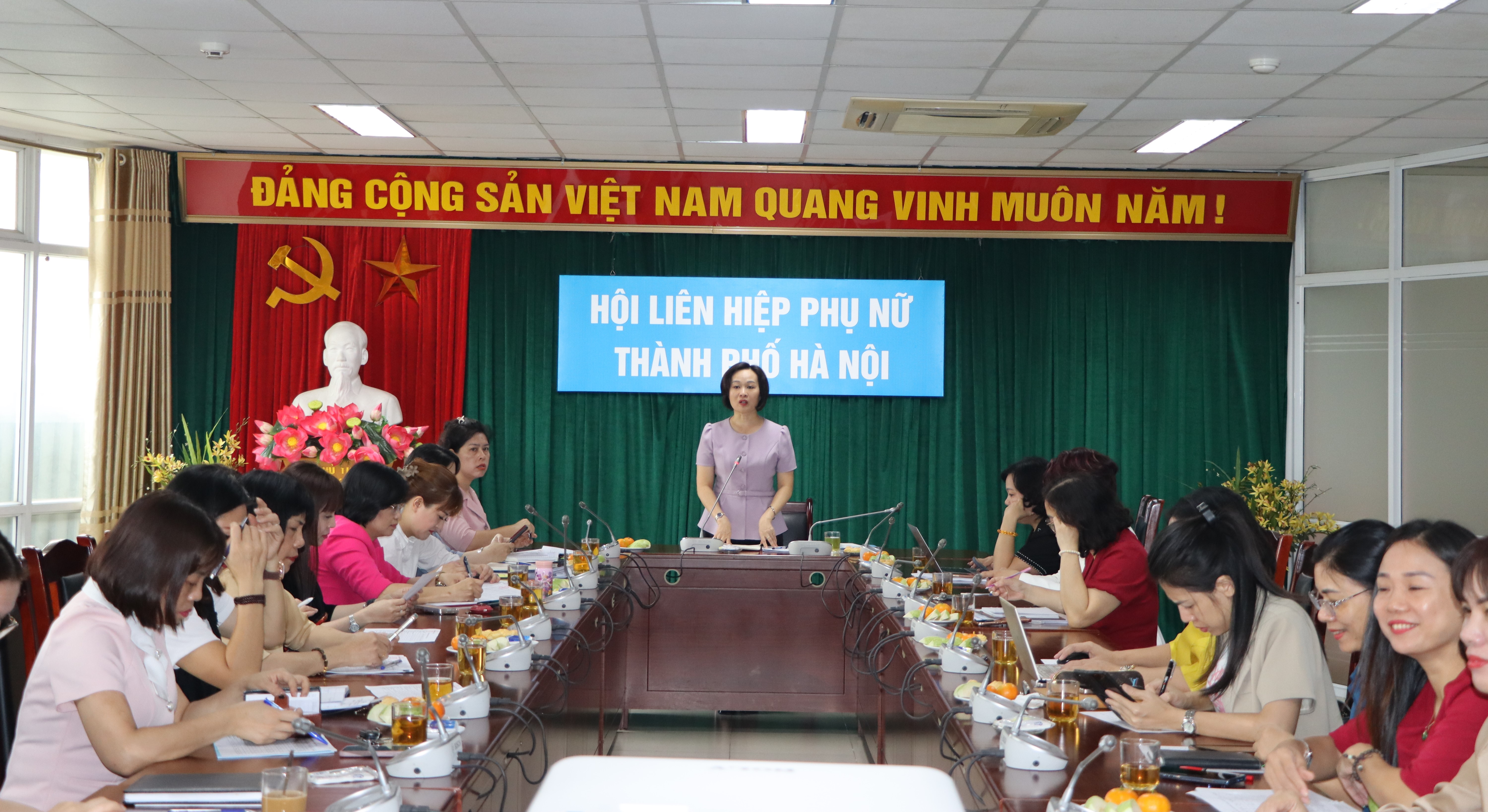 Hội LHPN Hà Nội: Giao ban Chủ tịch Hội LHPN các quận, huyện, thị xã - ảnh 1