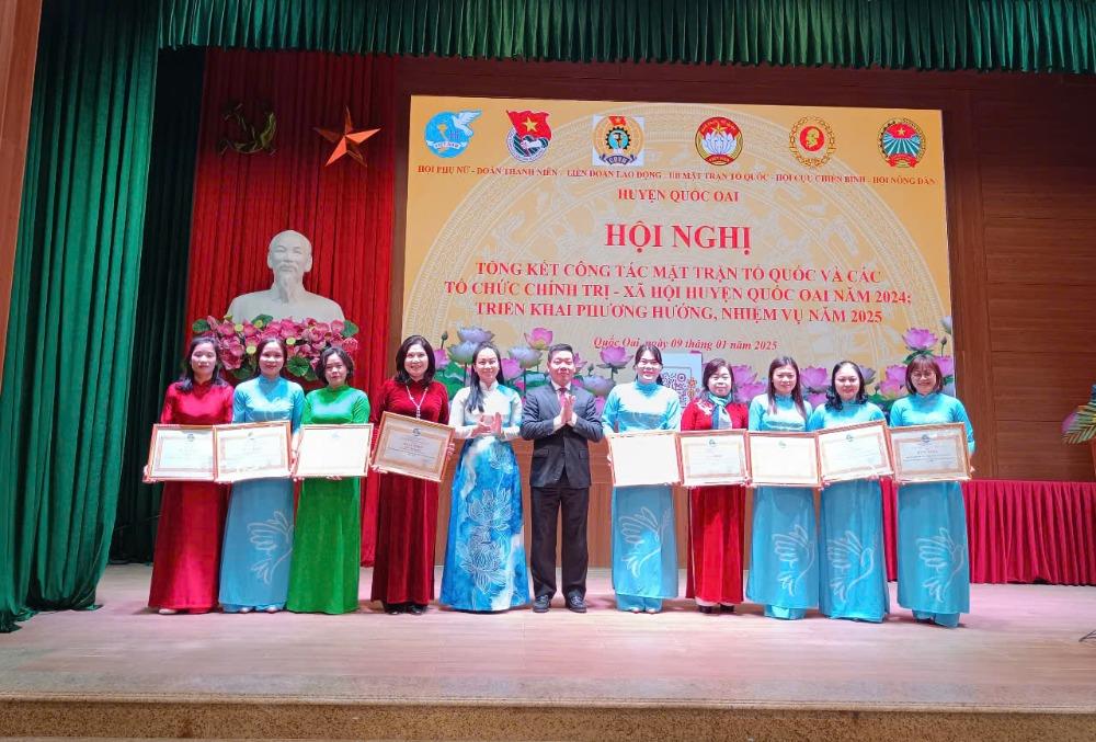 Huyện Quốc Oai: Triển khai các nhiệm vụ có trọng tâm, trọng điểm đạt nhiều kết quả tích cực - ảnh 5