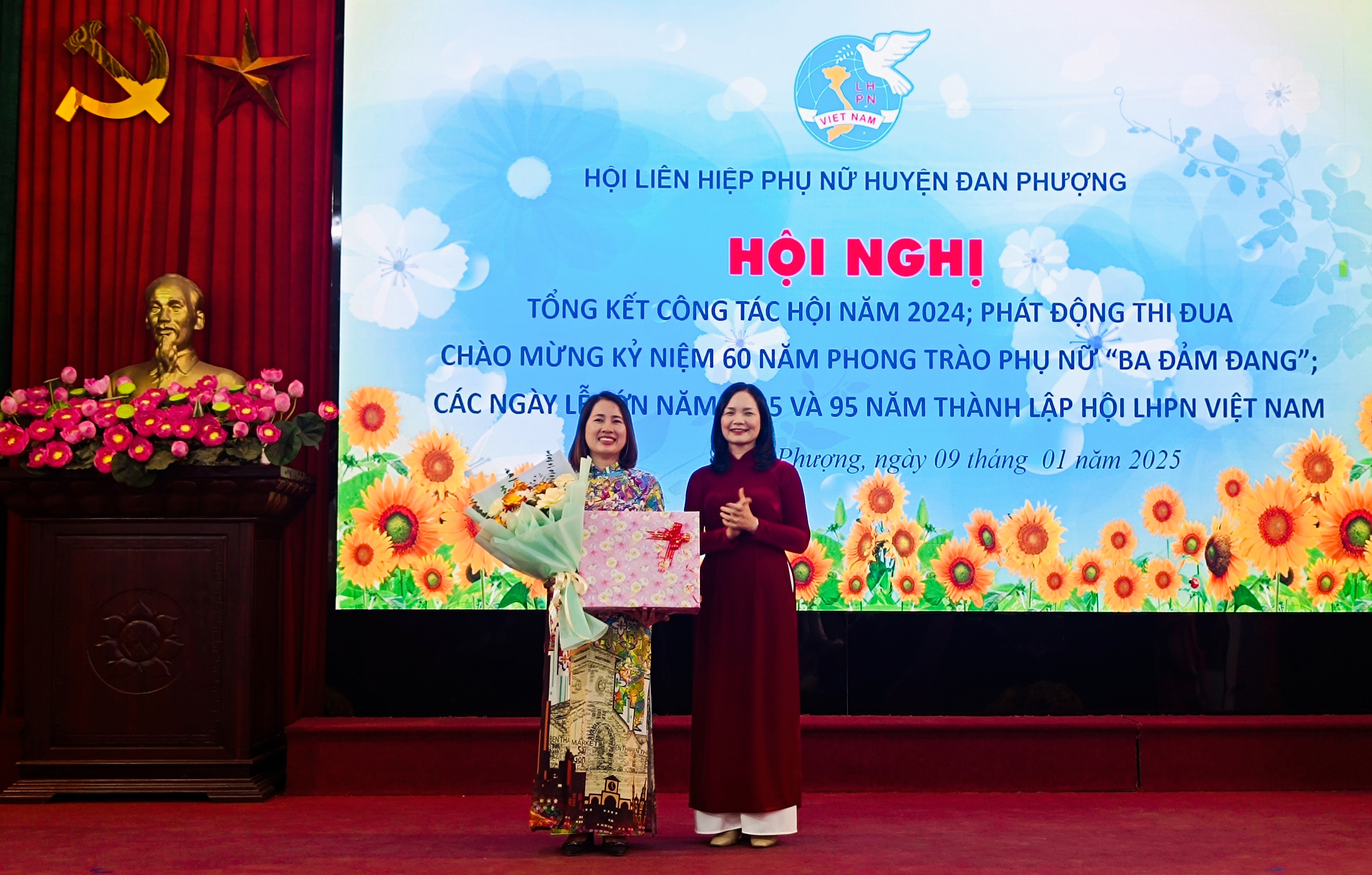 Hội LHPN huyện Đan Phượng biểu dương nhiều tập thể, cá nhân xuất sắc trong phong trào thi đua - ảnh 5