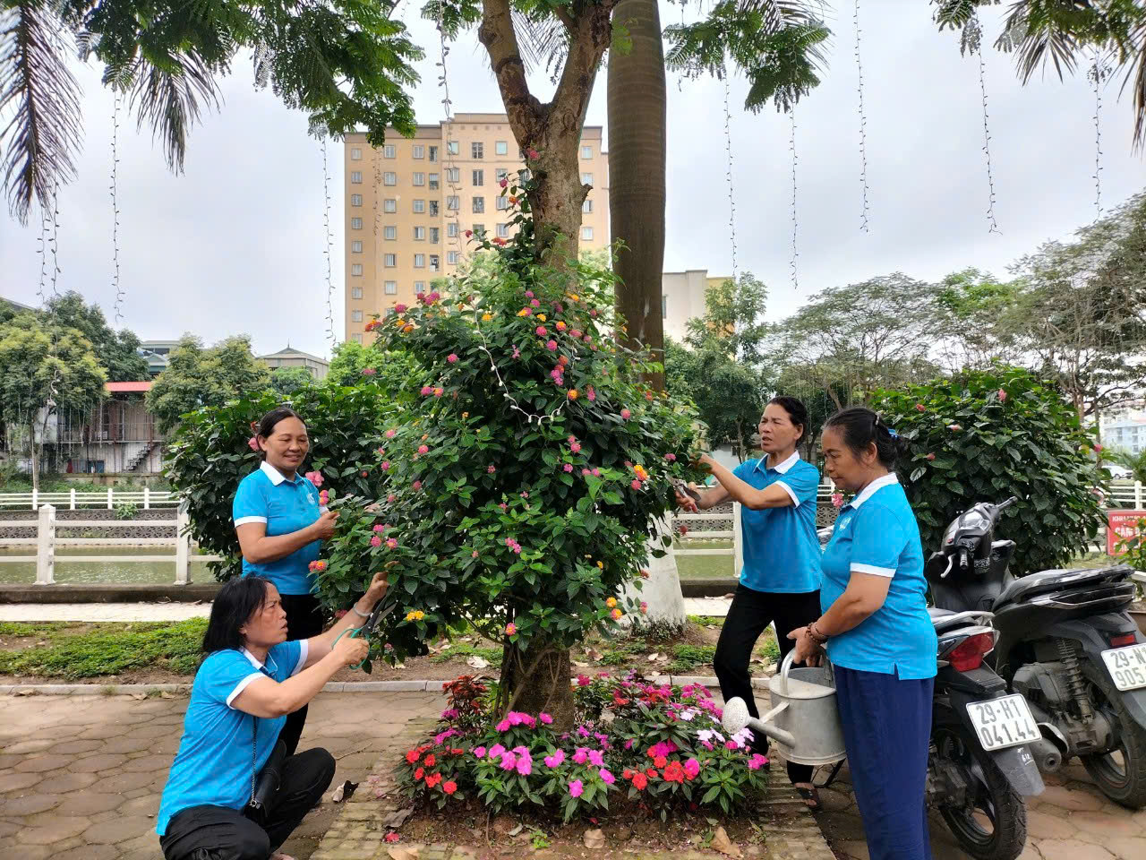 Bà tổ trưởng dân phố gương mẫu luôn “nói đi đôi với làm“ - ảnh 2