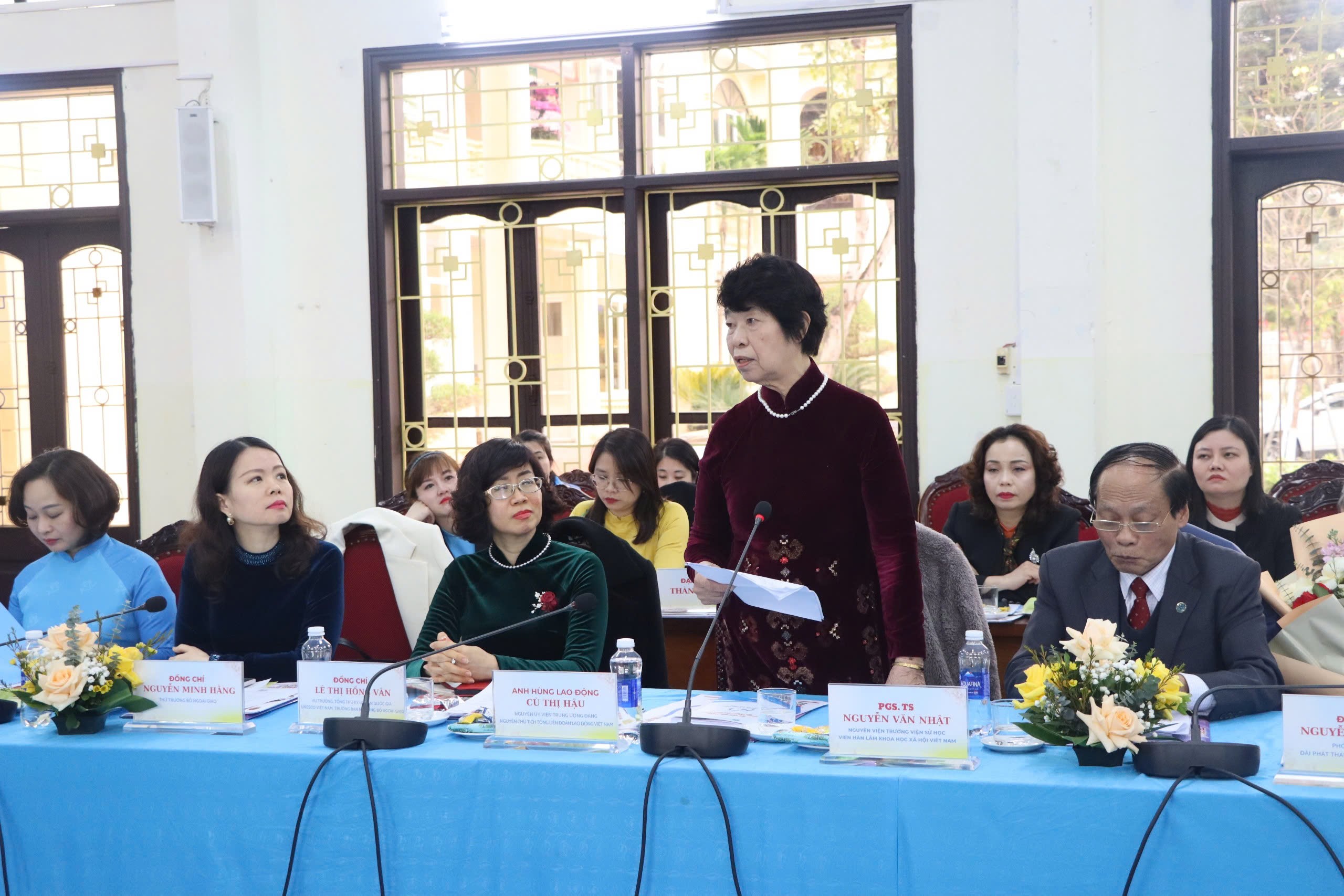 Hình ảnh đẹp của những nhân chứng lịch sử, những người trực tiếp tham gia phong trào phụ nữ “Ba đảm đang” - ảnh 13