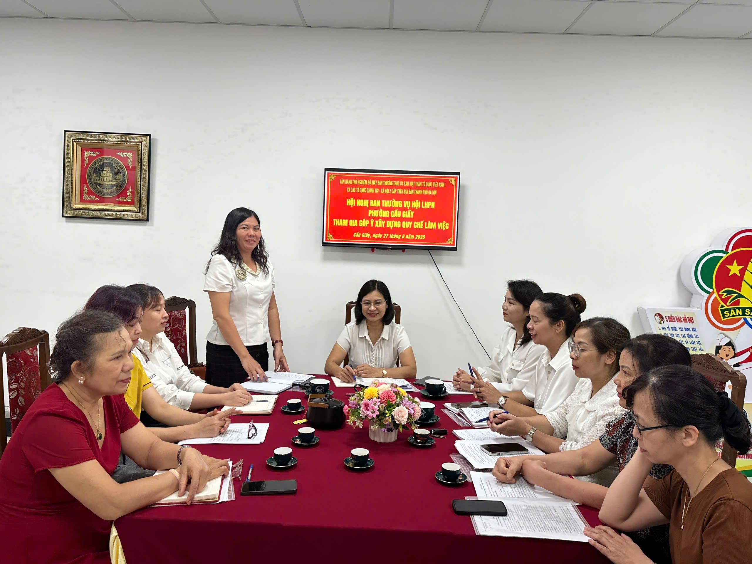 Ngày 27/6: Đồng loạt vận hành thử nghiệm bộ máy tổ chức Hội LHPN của 126 xã, phường mới - ảnh 1