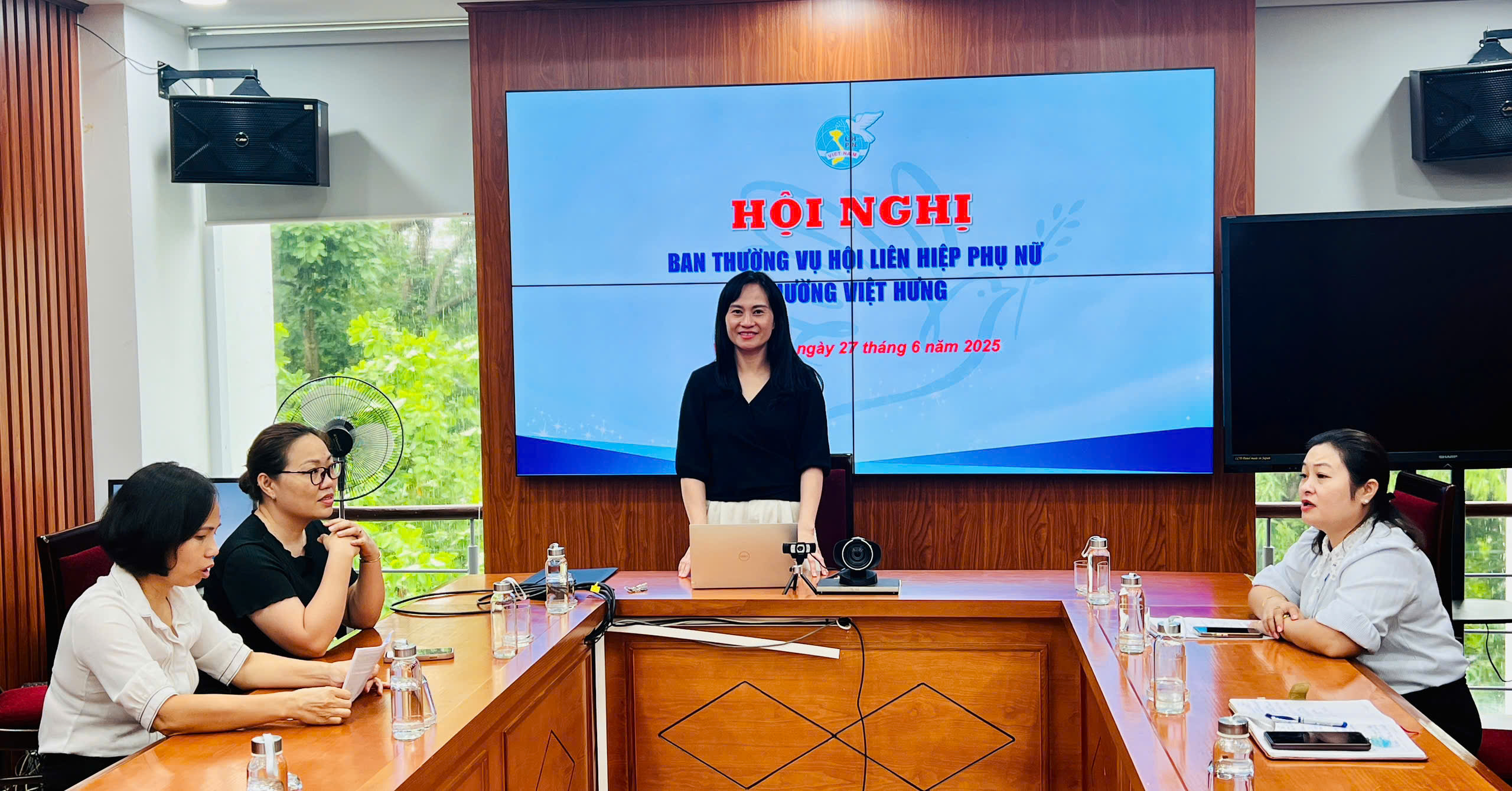 Hội LHPN phường Việt Hưng tổ chức họp vận hành bộ máy mới - ảnh 1