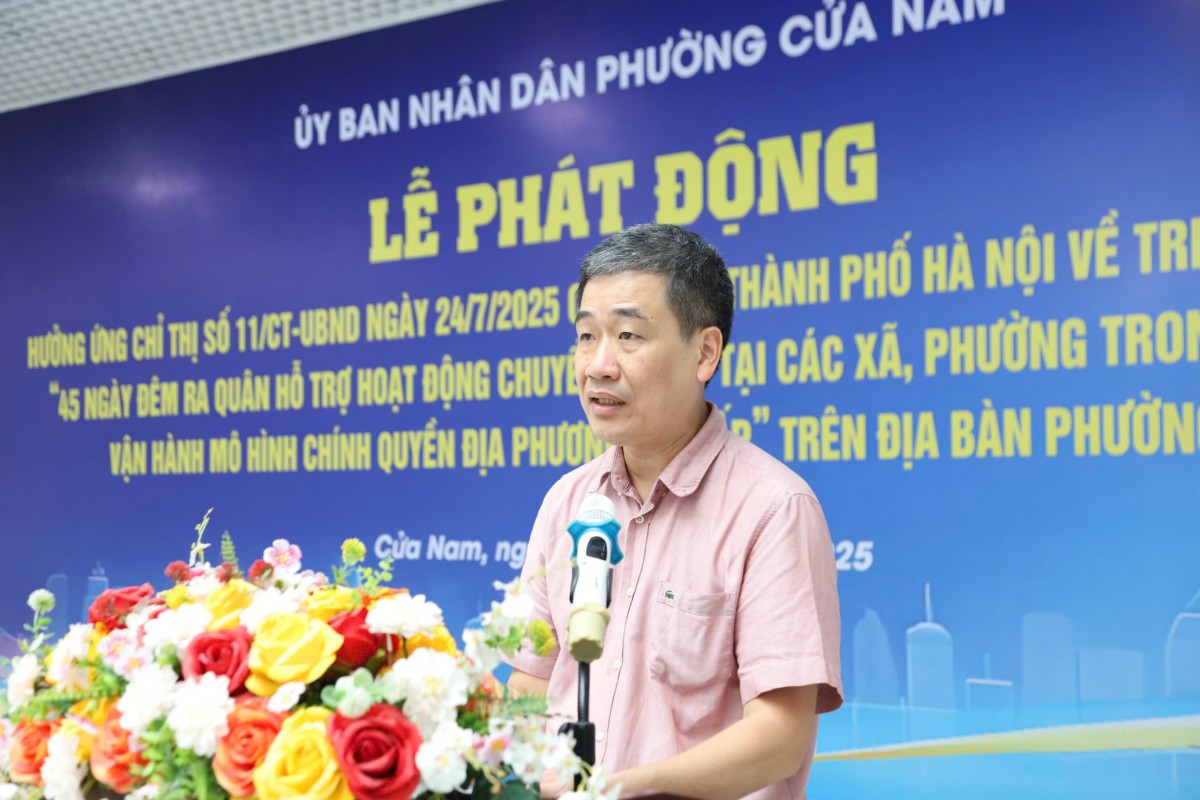 Phường Cửa Nam tổ chức chiến dịch 45 ngày đêm hỗ trợ chuyển đổi số trong vận hành chính quyền 2 cấp - ảnh 2