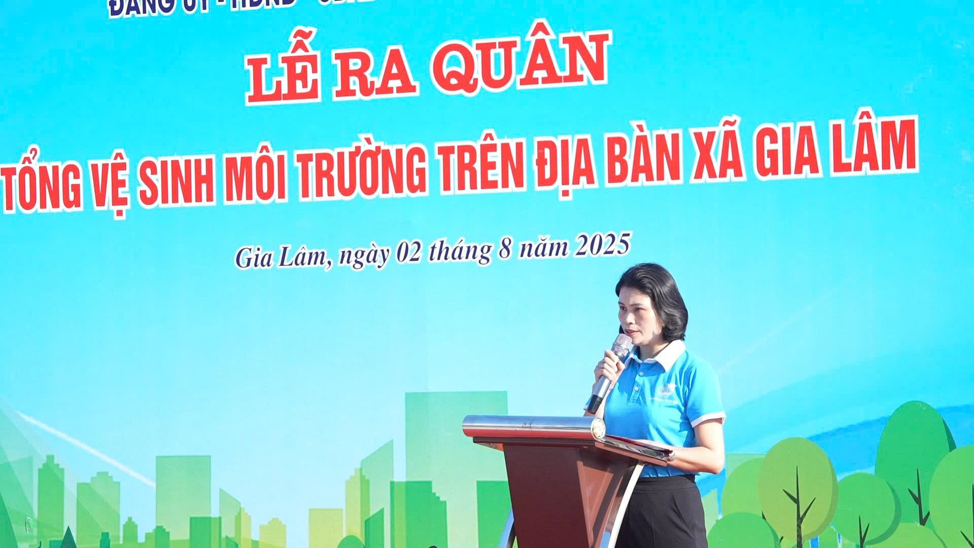 Chung sức, đồng lòng xây dựng xã Gia Lâm xanh, sạch, đẹp, bền vững - ảnh 3