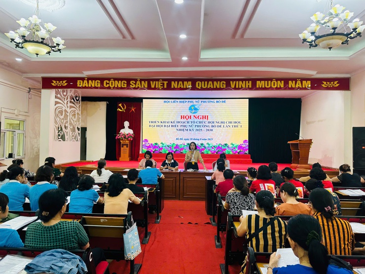 Hội LHPN phường Bồ Đề: Triển khai kế hoạch tổ chức hội nghị Chi hội tiến tới Đại hội đại biểu phụ nữ lần thứ I - ảnh 1