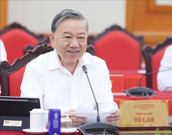 Tổng Bí thư chủ trì cuộc làm việc với Ban Thường vụ Đảng ủy MTTQ Việt Nam, các đoàn thể Trung ương - ảnh 2