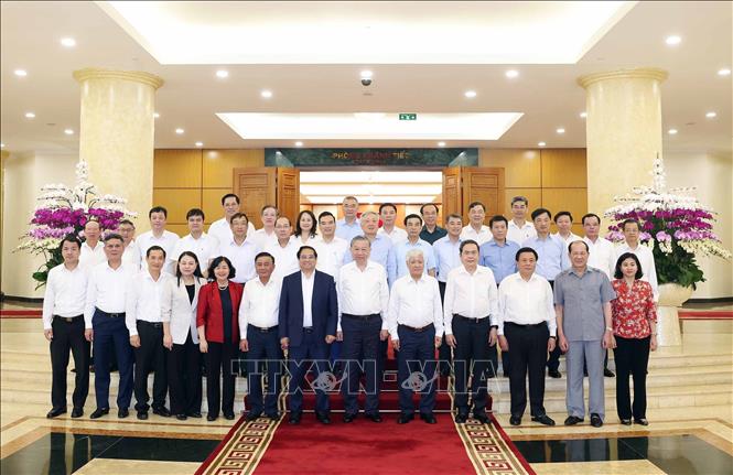 Tổng Bí thư chủ trì cuộc làm việc với Ban Thường vụ Đảng ủy MTTQ Việt Nam, các đoàn thể Trung ương - ảnh 4