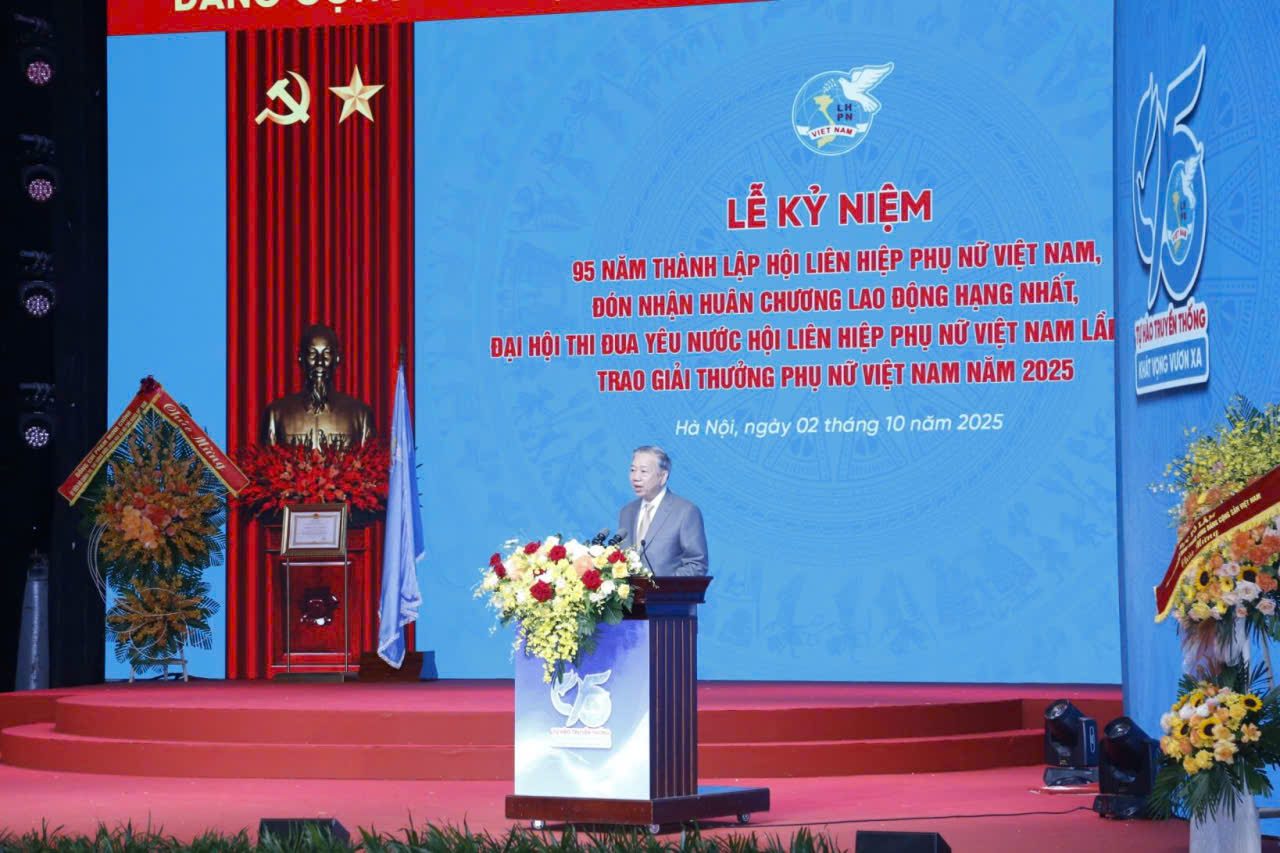 Tổng Bí thư Tô Lâm: Hội Liên hiệp Phụ nữ Việt Nam xứng đáng là địa chỉ tin cậy của phụ nữ cả nước - ảnh 1