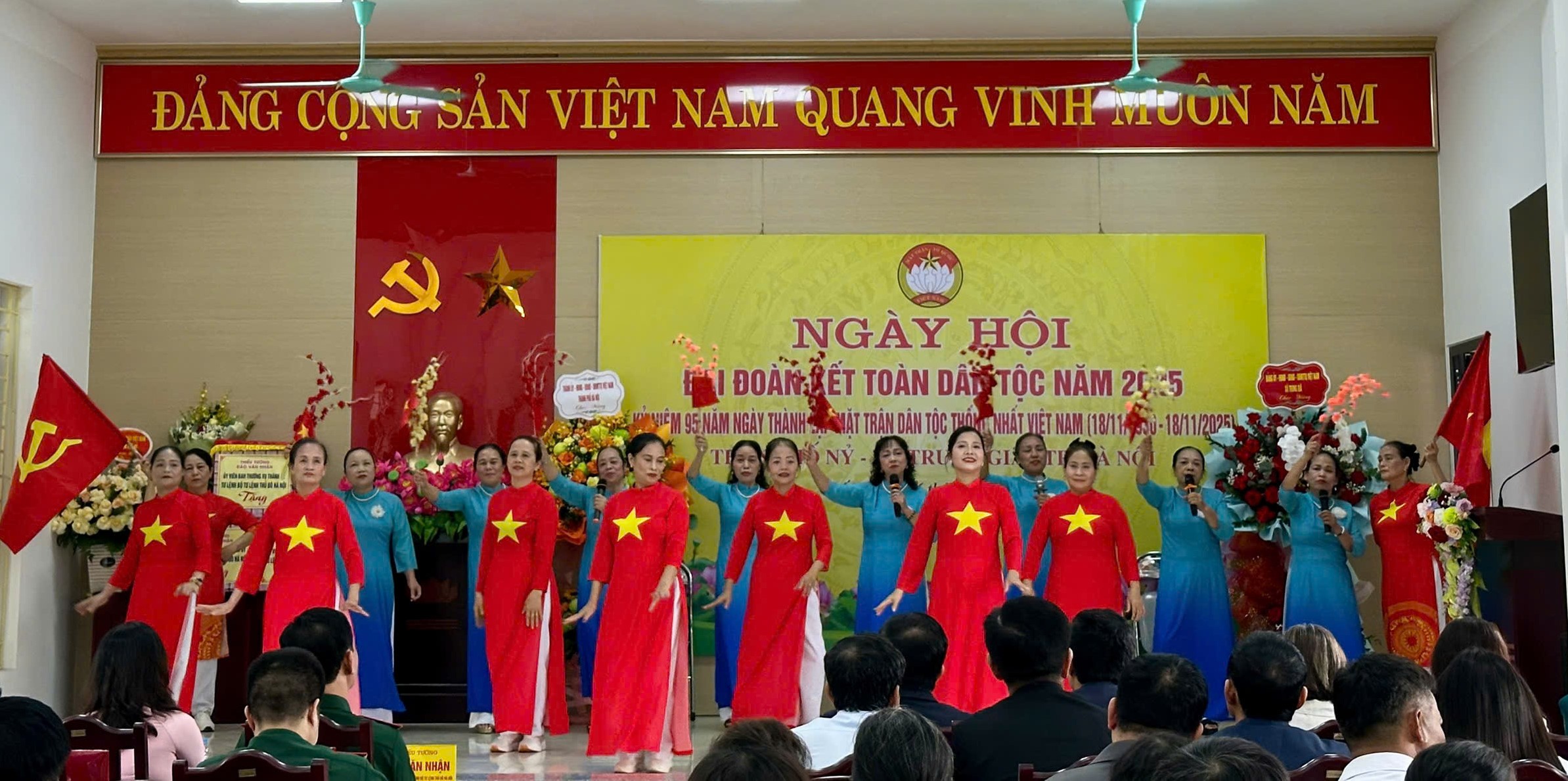 Xã Trung Giã: Niềm vui Ngày hội đại đoàn kết dân tộc năm 2025 - ảnh 1