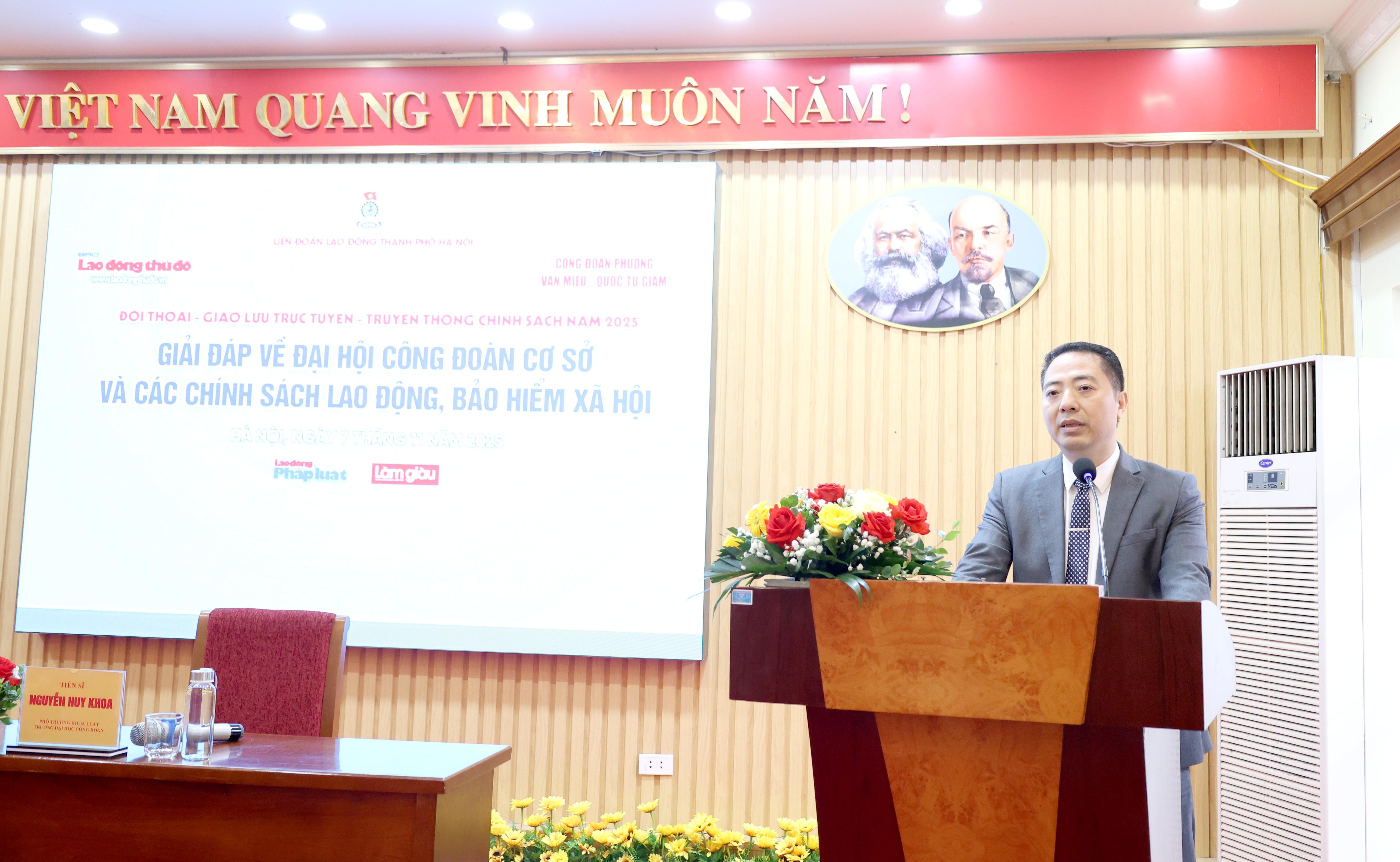 Giải đáp về Đại hội Công đoàn cơ sở và các chính sách lao động, bảo hiểm xã hội - ảnh 2