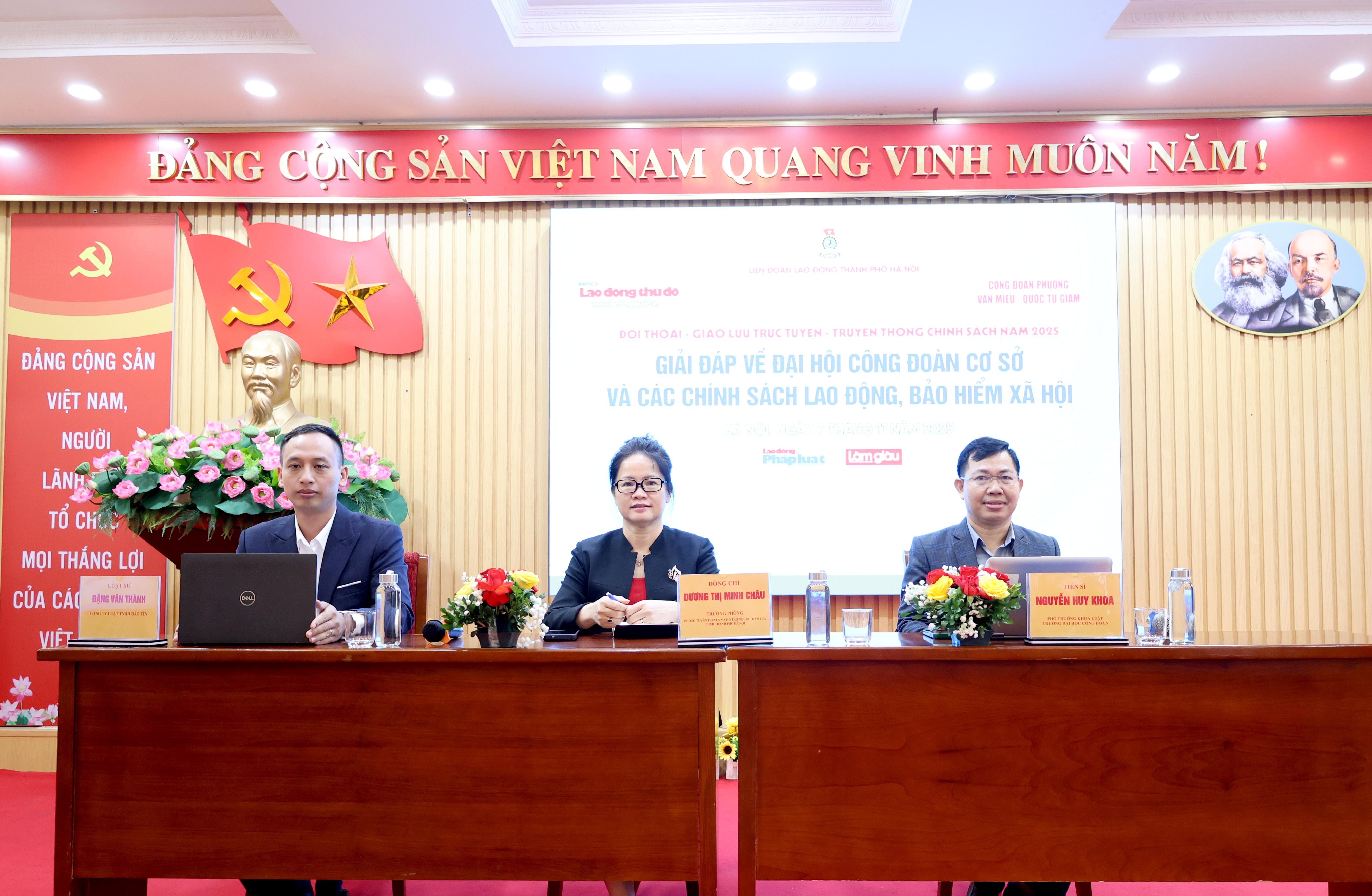 Giải đáp về Đại hội Công đoàn cơ sở và các chính sách lao động, bảo hiểm xã hội - ảnh 5