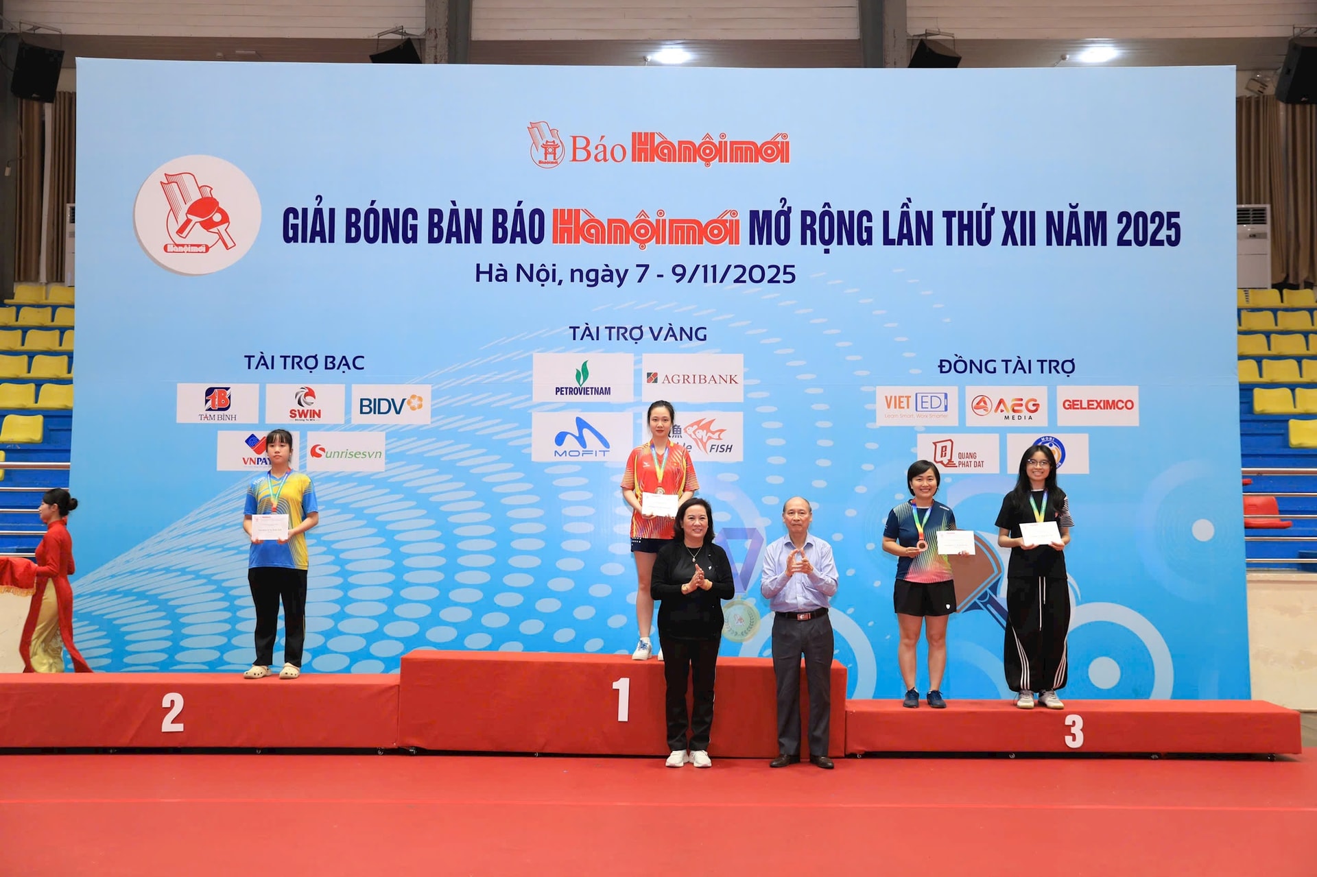 Trao giải Bóng bàn Báo Hànộimới mở rộng năm 2025 - ảnh 3