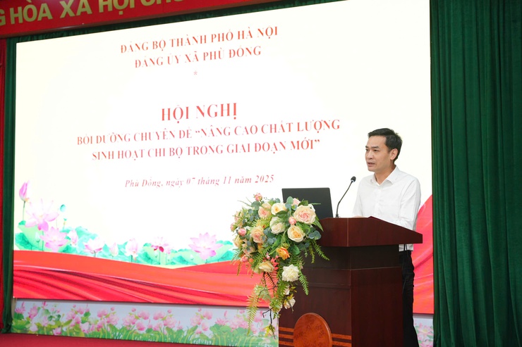 Xã Phù Đổng: Nâng cao chất lượng sinh hoạt chi bộ trong giai đoạn mới - ảnh 1