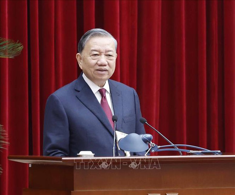 Tổng Bí thư Tô Lâm: Không để có 'khoảng trống', 'vùng tối' mà công tác kiểm tra, giám sát của Đảng không vươn tới được - ảnh 2