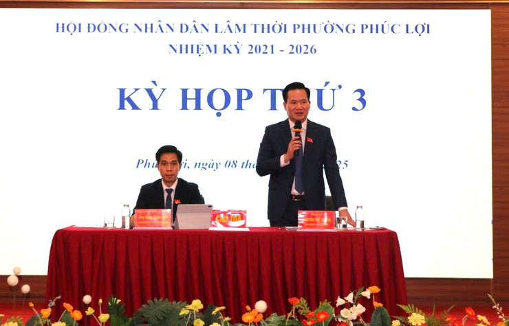 Kỳ họp thứ ba Hội đồng nhân dân phường Phúc Lợi thông qua 7 nghị quyết quan trọng năm 2026 - ảnh 1