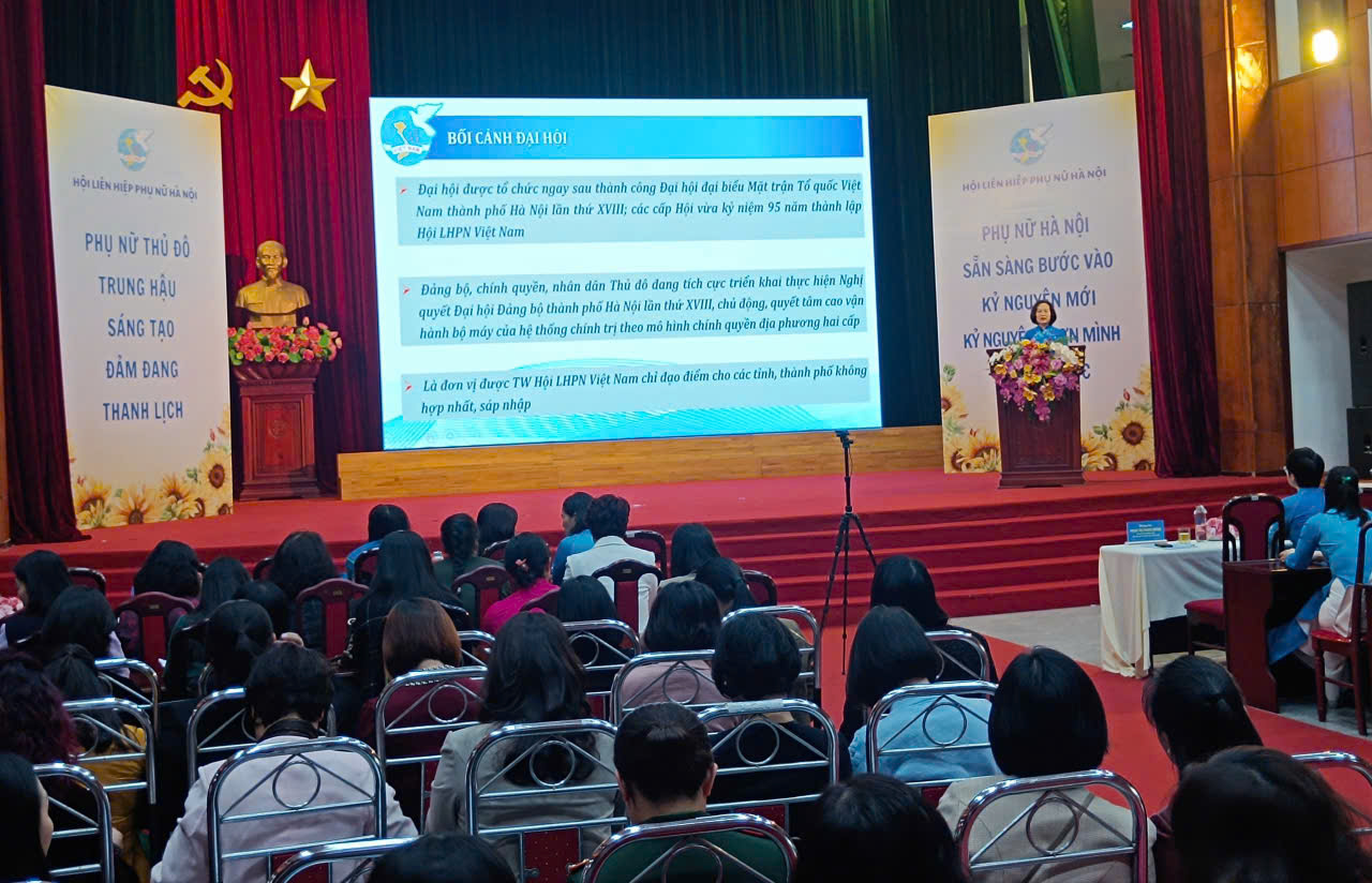 Hội LHPN Hà Nội quán triệt, triển khai Nghị quyết Đại hội đại biểu phụ nữ thành phố Hà Nội lần thứ XVII, nhiệm kỳ 2025-2030 - ảnh 4
