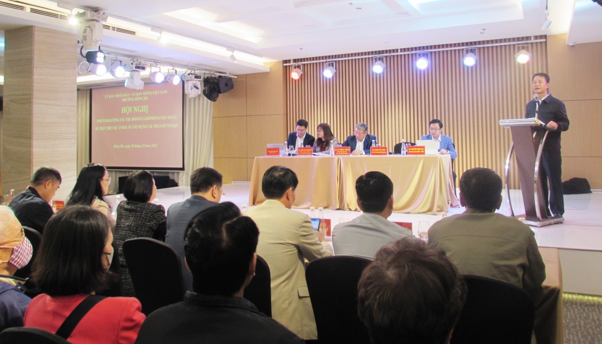 Phường Hồng Hà đối thoại với người dân về giải phóng mặt bằng dự án cầu Trần Hưng Đạo - ảnh 1