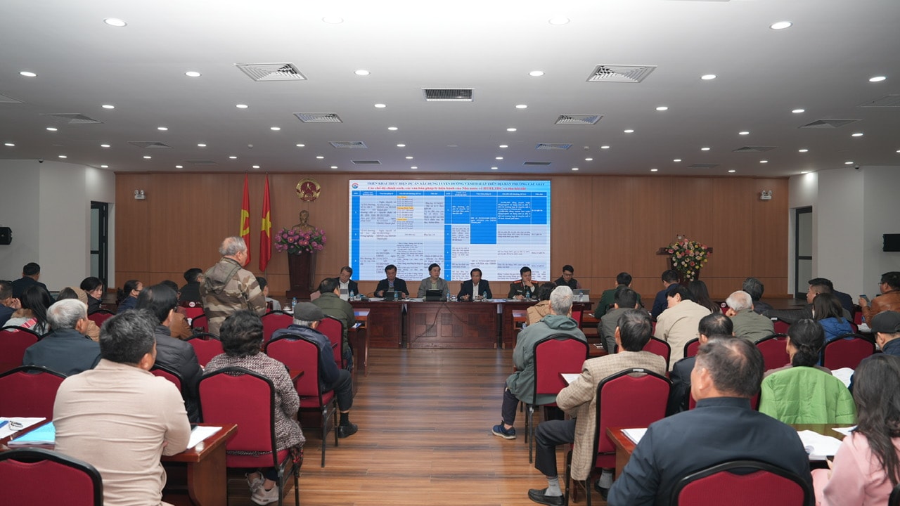 Cầu Giấy: Phổ biến chế độ, chính sách về bồi thường, hỗ trợ tái định cư dự án đầu tư xây dựng đường Vành đai 2,5 - ảnh 1